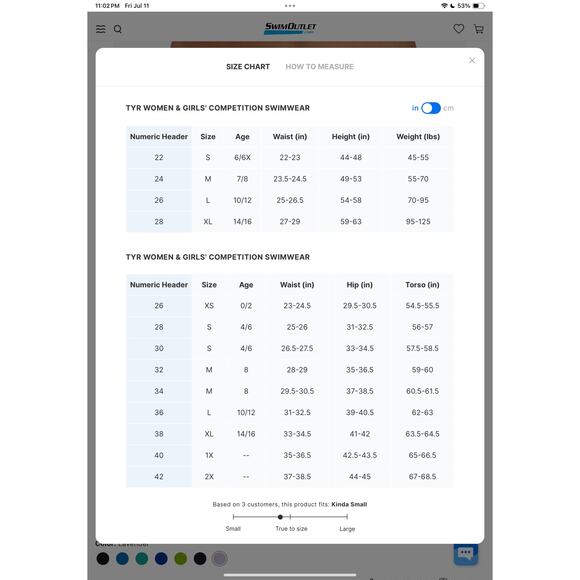 TYR Women's Iris Lavendar Solid Competition Bikini Bottom Women’s Size 6 - Picture 4 of 4